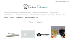 Desktop Screenshot of customcaterware.com